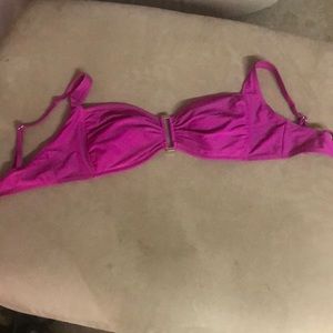 Skype extra large fuschia bathing suit top-